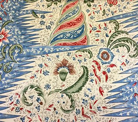 Quadrille Les Indiennes Multicolor fabric