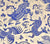 China Seas Fabric: Indramayu - Custom French Blue on Cream Belgian Linen / Cotton