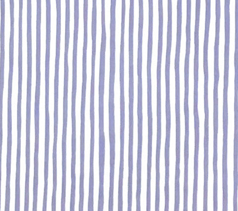 China Seas Fabric: Island Stripe - Bali Blue on White 100% Cotton