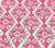 China Seas Fabric Aztec Ikat Custom Pink on Tinted Belgian Linen Cotton