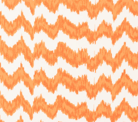 Quadrille Fabric: Jolo - Custom Orange on Tinted Trevira - $40 per yard - SUMMER FLASH SALE