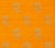 China Seas Fabric: Bangalore Paisley - Custom Gold on Orange 100% Silk Shantung