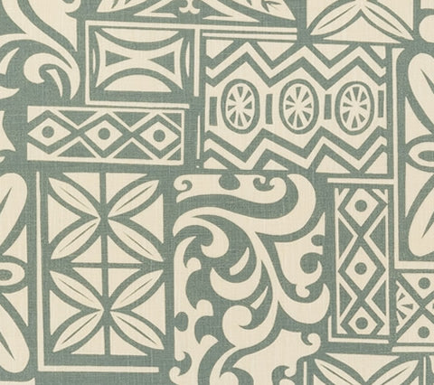 Home Couture Fabric: Haight Ashbury - Custom Vapor on Natural Hemp