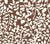China Seas Wallpaper: Arbre de Matisse Reverse - Custom Brown on Off White Paper  detail