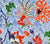 China Seas Fabric: Tropicana II - Custom Blues on White Suncloth (OUTDOOR)