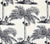 China Seas Fabric: Palmerie - Custom Black on Tinted Belgian Linen / Cotton