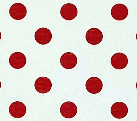 China Seas Fabric: Charade - Custom Red on Tinted Belgian Linen / Cotton