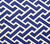 China Seas Fabric: Aga Reverse - Custom Blue on Tinted Belgian Linen / Cotton