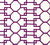 Quadrille Fabric: Brighton - Custom Purple on White Belgian Linen / Cotton