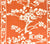 China Seas Fabric: Hawthorne - Tomato on Tan 100% Linen