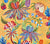 Quadrille Fabric: Jacaranda - Custom Multi Color on Mango Linen / Cotton