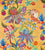 Quadrille Fabric: Jacaranda - Custom Multi Color on Mango Linen / Cotton