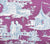 Quadrille Fabric: Paradise Garden - Custom Turquoise on Lilac Belgian Linen / Cotton