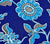 Quadrille Fabric: Albany - Custom Royal / Turquoise / Gray on Suncloth (OUTDOOR)
