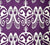 Quadrille Fabric: Nomad - Custom Dark Lilac on White Belgian Linen / Cotton