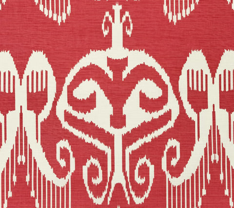 Quadrille Fabric: Nomad - Custom Watermelon on Tinted Belgian Linen / Cotton