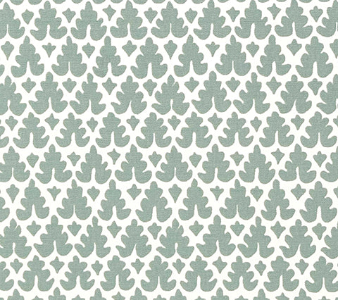 Quadrille Fabric: Volpi - Custom Soft Windsor Blue on White Suncloth (OUTDOOR)
