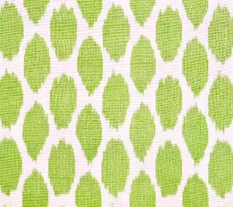 Quadrille Fabric: Adras - Custom Jungle Green on Tinted Belgian Linen / Cotton