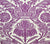 Quadrille Fabric: Corinthe Damask - Custom Purple on Lilac 100% Linen