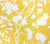 Quadrille Wallpaper: Happy Garden Background - Custom Inca Gold on Almost White Paper