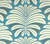 Quadrille Fabric: Palm Garden - Custom Cadet Blue / Hazelnut on Cream Suncloth (OUTDOOR)