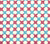 China Seas Fabric: Double Cross Multi - Custom Lilac / New Blue on White Belgian Linen / Cotton