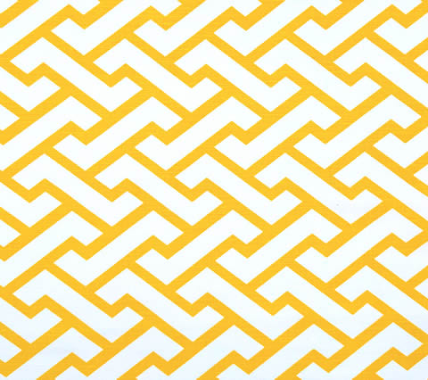 China Seas Fabric: Aga - Custom Taxicab on White Linen / Cotton