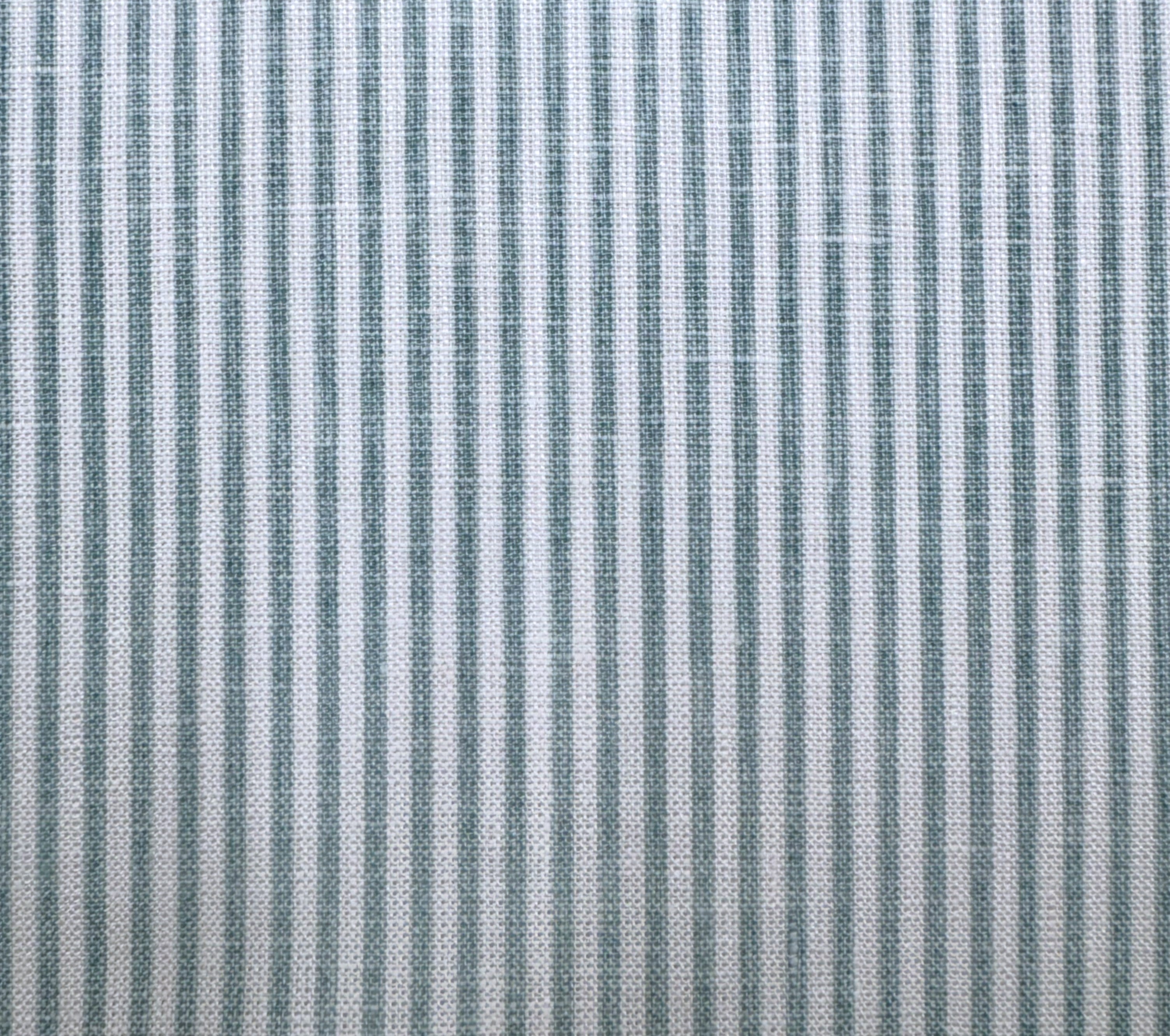 Close-up of gray and white striped fabric texture