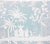 China Seas Wallpaper: Lyford Background - Custom Aqua on White Paper **WIDE WIDTH** (5 yard minimum)
