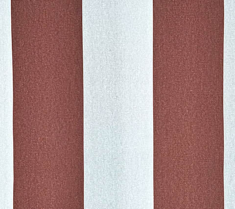 China Seas Fabric - Custom 6" Stripe - Brown Stripe on Blue