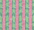 China Seas Fabric: Bijou Stripe - Custom Pink / Green on Tinted Belgian Linen / Cotton
