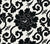 China Seas Fabric: Florals Custom Black on Tinted Belgian Linen / Cotton