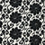 China Seas Fabric: Florals Custom Black on Tinted Belgian Linen / Cotton