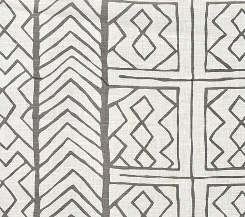 China Seas Fabric: Aruba II - Custom Gray on Tinted Belgian Linen / Cotton