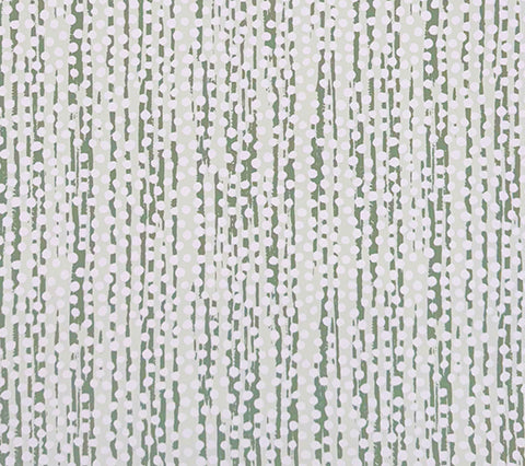 Alan Campbell Wallpaper: Mojave - Custom Mint Chip / Spruce Green on White Paper (FIVE YARD MINIMUM)