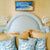 China Seas Fabric: Aga - Custom Taxicab on White Linen / Cotton