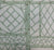 China Seas Wallpaper: Lyford Trellis Wallpaper - Custom Aqua / Brown on White (5 yard minimum))