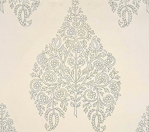 Home Couture Fabric: Taj - Vapor on Cream 100% Linen