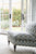 China Seas Fabric: II Blue Ikat - Gray / Steel Gray on Tinted Belgian Linen / Cotton