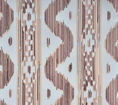 China Seas Wallpaper: Bali Hai - Custom Browns on Off White Paper (FIVE YARD MINIMUM)