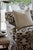 China Seas Fabric: Island Ikat - Custom Pumice on White Belgian Linen / Cotton