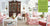 China Seas Fabric: Island Ikat - Custom Orange on White Belgian Linen / Cotton