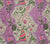 Quadrille Fabric: Les Indiennes Multicolor - Custom Multi Lavender on Tinted Belgian Linen / Cotton
