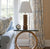 China Seas Fabric: Lysette - Custom French Blue on Tinted 100% Linen