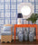 China Seas Fabric: Newport Rattan - Custom Yellow on White Suncloth