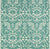 China Seas Fabric: Bali II - Custom Turquoise on Tinted Belgian Linen / Cotton