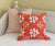 China Seas Fabric: Melong Batik - Custom Salmon on White Suncloth (OUTDOOR)