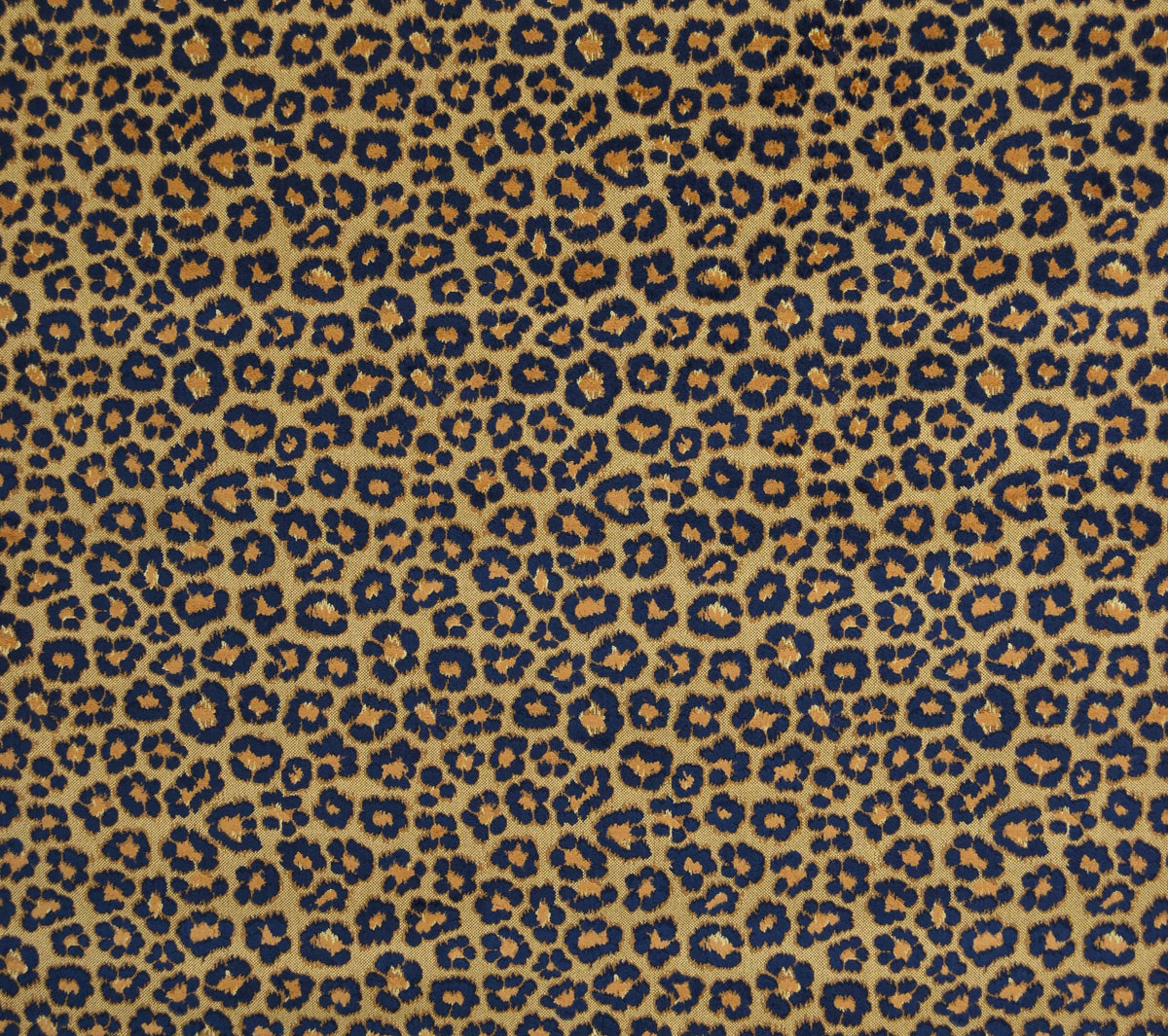 Quadrille Woven: Jaguana - Black / Brown on Gold; 100% Viscose, Imported from France