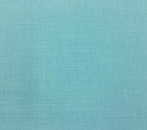 China Seas Fabric Bahama Cloth Custom Solid Light Turquoise on Belgian Linen Cotton