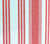Quadrille Prints: Lane Stripe  - Custom Watermelon on White Belgian Linen/Cotton detail